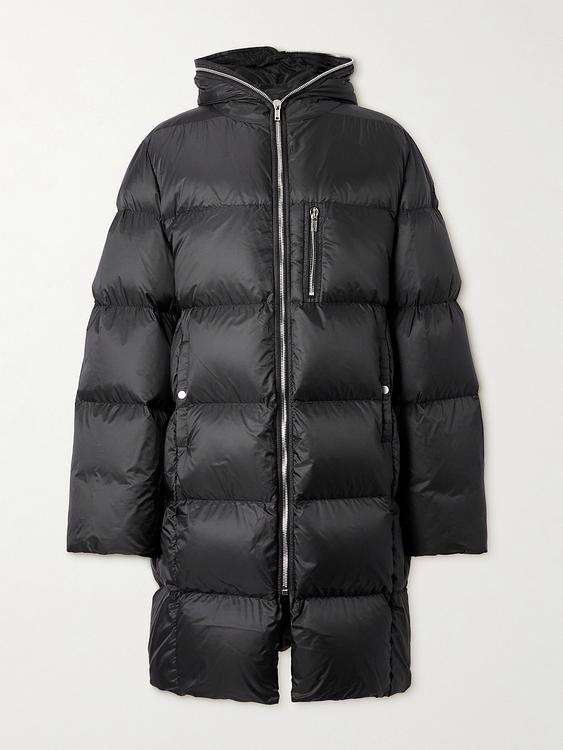 Black parka from Rick Owens