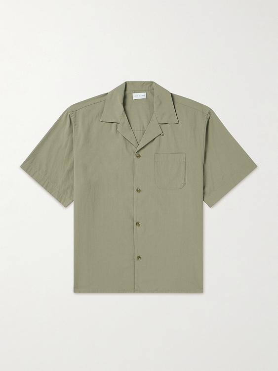 Taupe short sleeve shirt from John Elliott