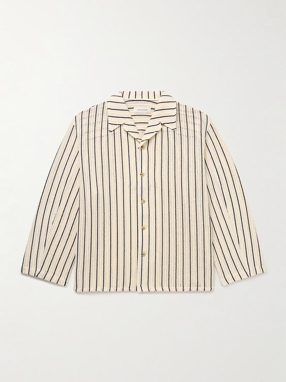 Striped white casual shirt from Le 17 Septembre