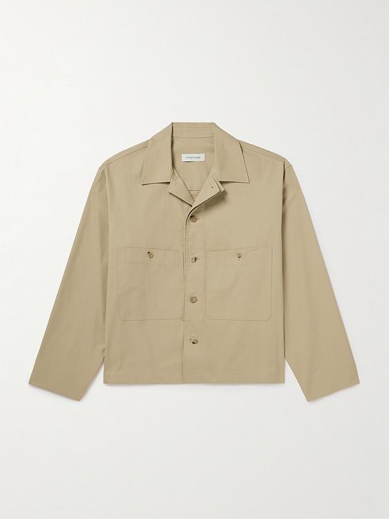 Taupe overshirt from Le 17 Septembre