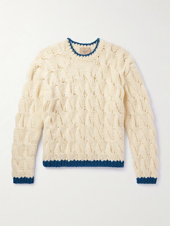 White sweater from Federico Curradi