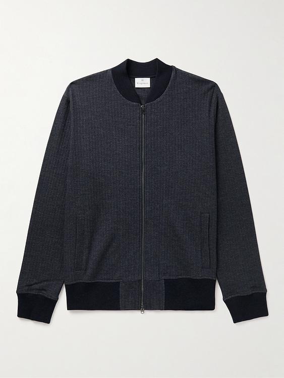 Black bomber jacket from Kingsman