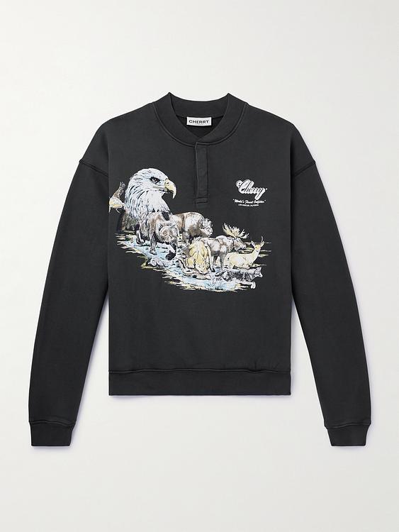 Print black sweatshirt from Cherry Los Angeles