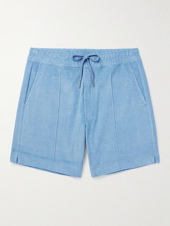 Light blue sweatshorts from Tom Ford