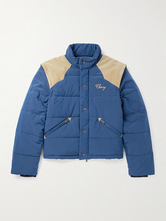 Blue down jacket from Cherry Los Angeles