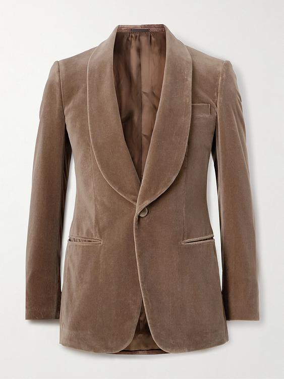 Taupe tuxedo jacket from Kingsman