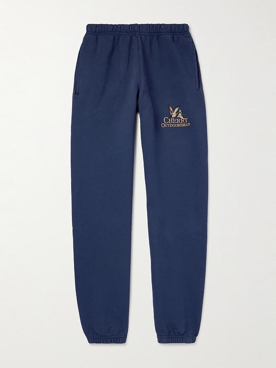 Print dark blue sweatpants from Cherry Los Angeles