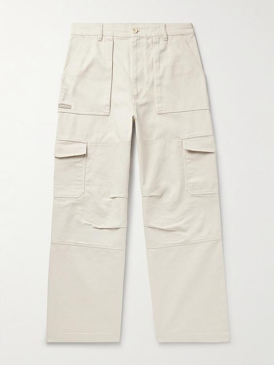 White cargo trousers from Acne Studios