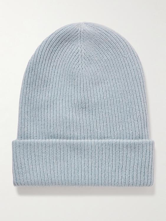 Grey beanie from The Elder Statesman