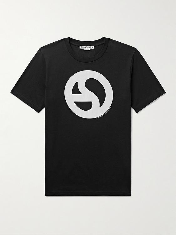 Print black t-shirt from Acne Studios
