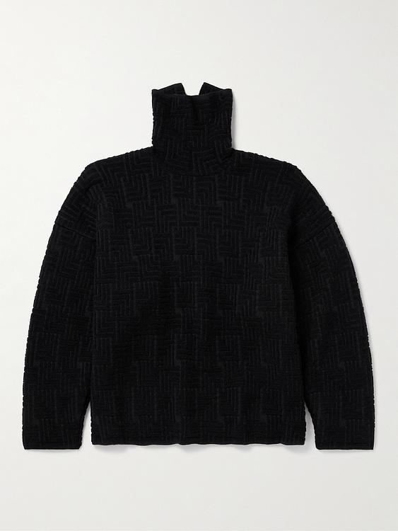 Black turtleneck from Fear Of God