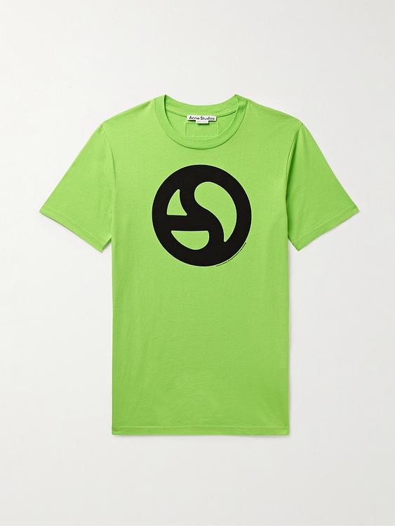 Print light green t-shirt from Acne Studios