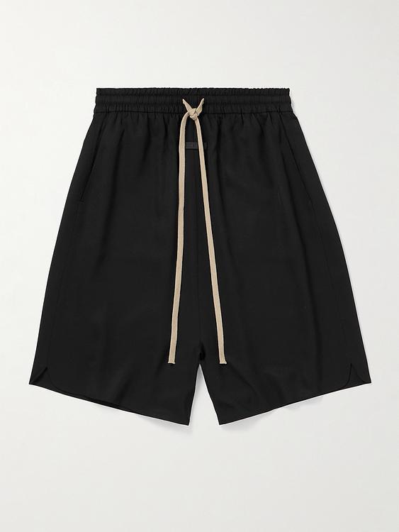 Black drawstring shorts from Fear Of God