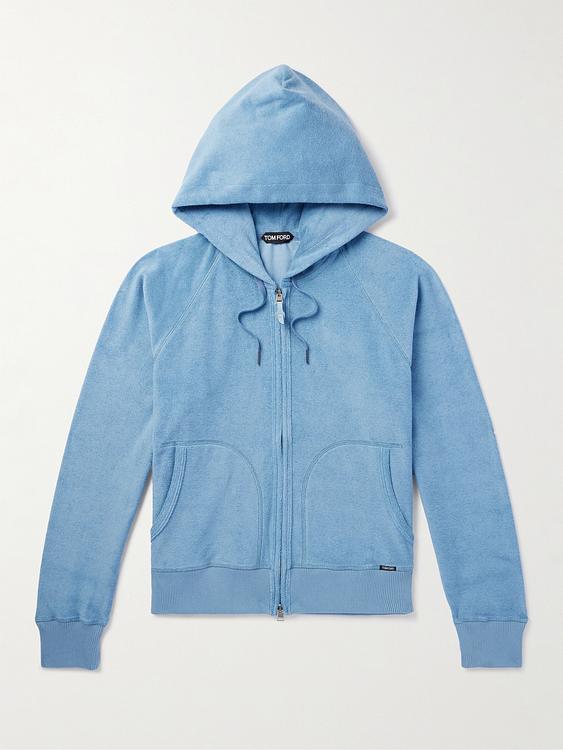 Blue hooded sweatshirt from Tom Ford