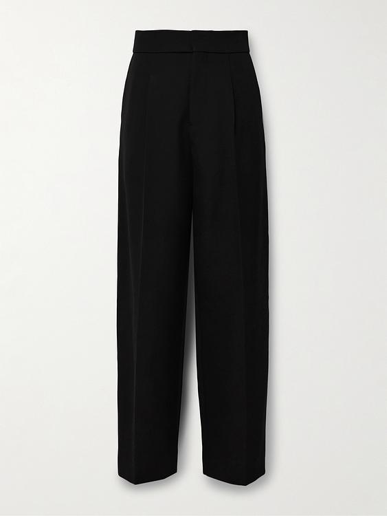 Black wide-leg formal trousers from Fear Of God