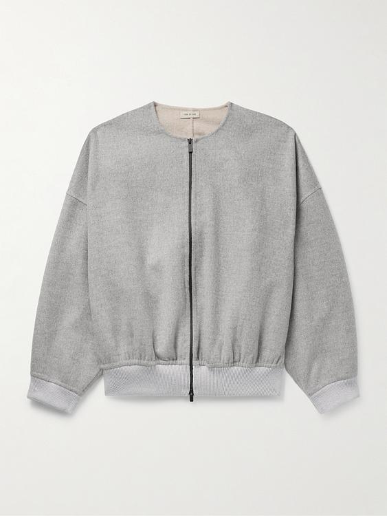 Grey bomber jacket from Fear Of God
