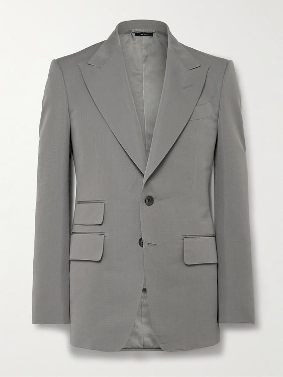 Grey blazer from Tom Ford