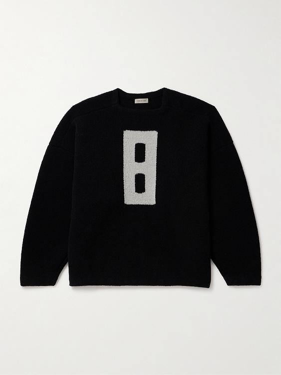 Print black sweater from Fear Of God