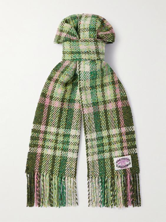 Checkered multicolor scarve from Acne Studios