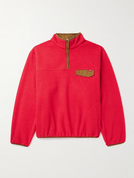 Red fleece jacket from Cherry Los Angeles
