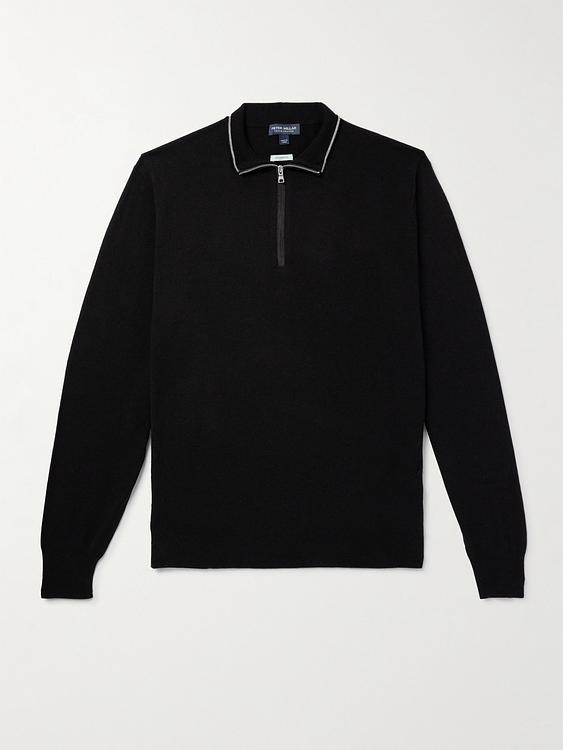 Black half-zip from Peter Millar