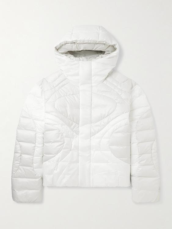 Print white down jacket from Nike