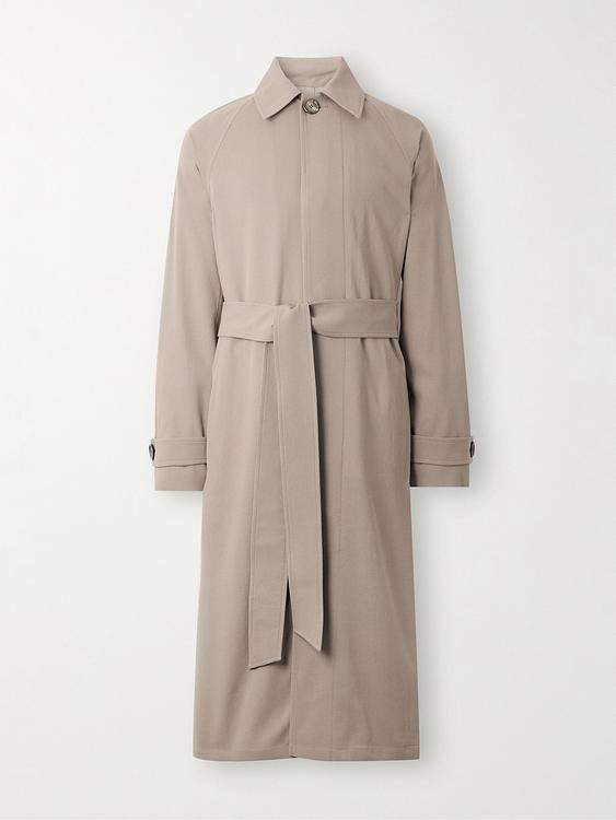 Grey trench coat from Ami Paris