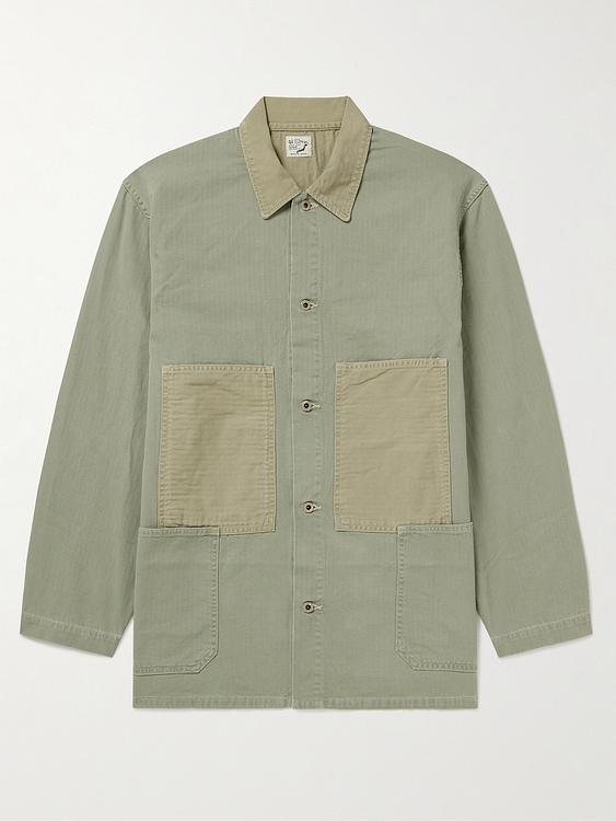 Grey overshirt from orSlow