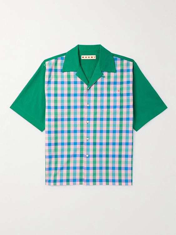 Multicolor short sleeve polo shirt from Marni