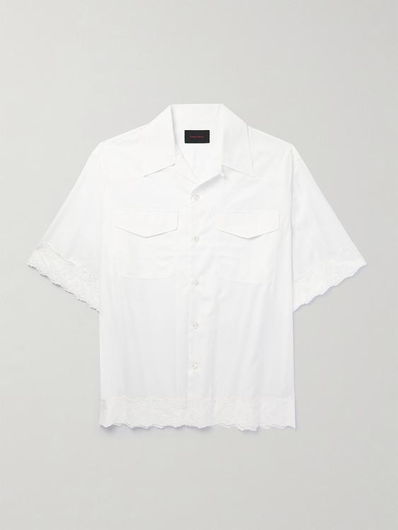 White short sleeve shirt from Simone Rocha