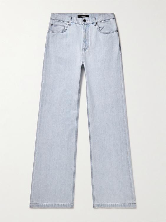 Light blue jeans from Versace