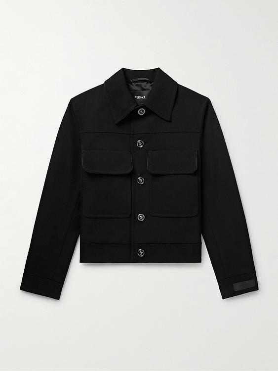 Black casual jacket from Versace