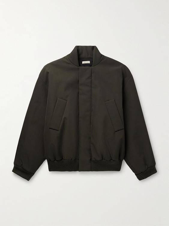 Dark green bomber jacket from Fear Of God