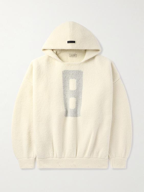 White hooded sweatshirt from Fear Of God