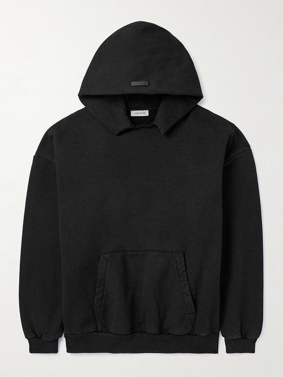Black hooded sweatshirt from Fear Of God