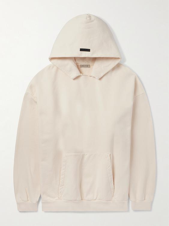 White hooded sweatshirt from Fear Of God