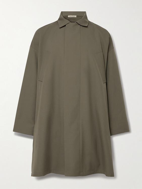 Taupe coat from Fear Of God