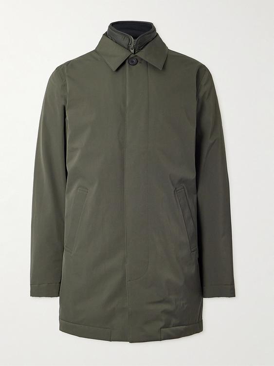 Dark green trench coat from NN07