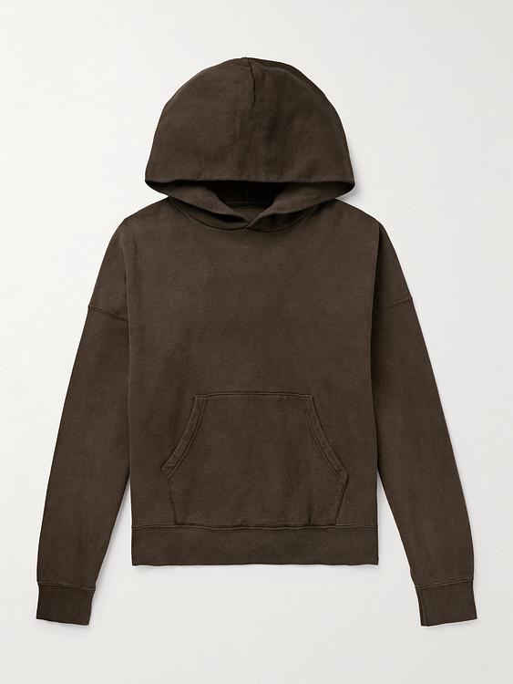 Dark brown hooded sweatshirt from Visvim