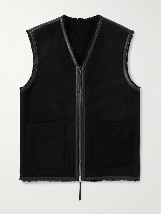 Black vest from Gabriela Hearst