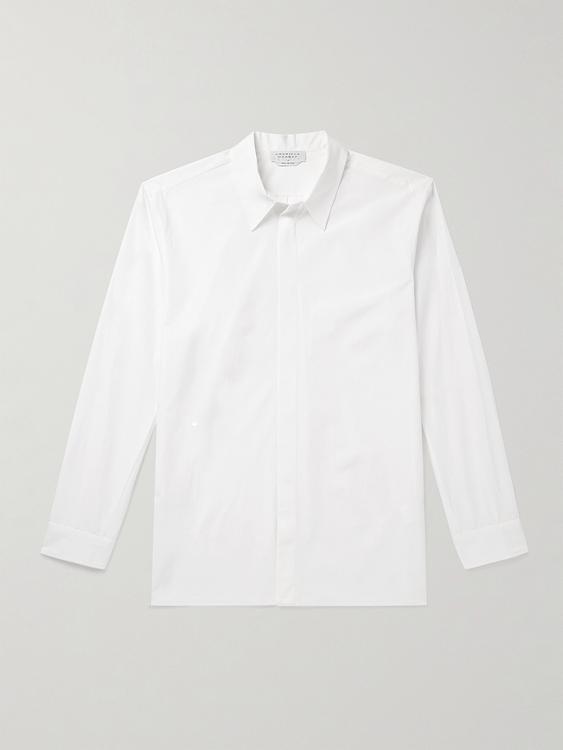 White casual shirt from Gabriela Hearst