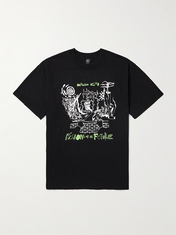 Print black t-shirt from Brain Dead