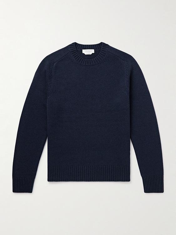 Black cashmere sweater from Gabriela Hearst