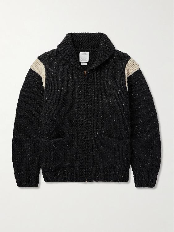 Black cardigan from Visvim