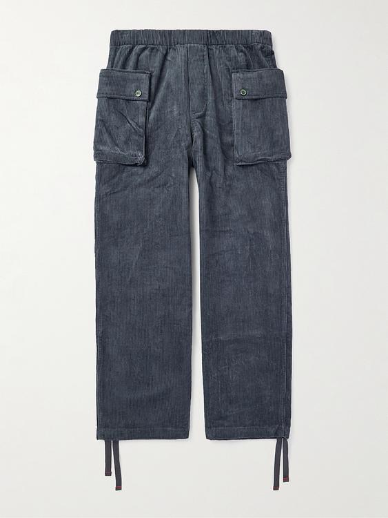 Dark grey cargo trousers from Brain Dead