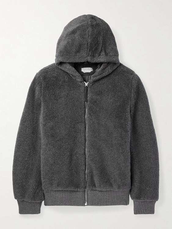 Dark grey hooded sweatshirt from Gabriela Hearst