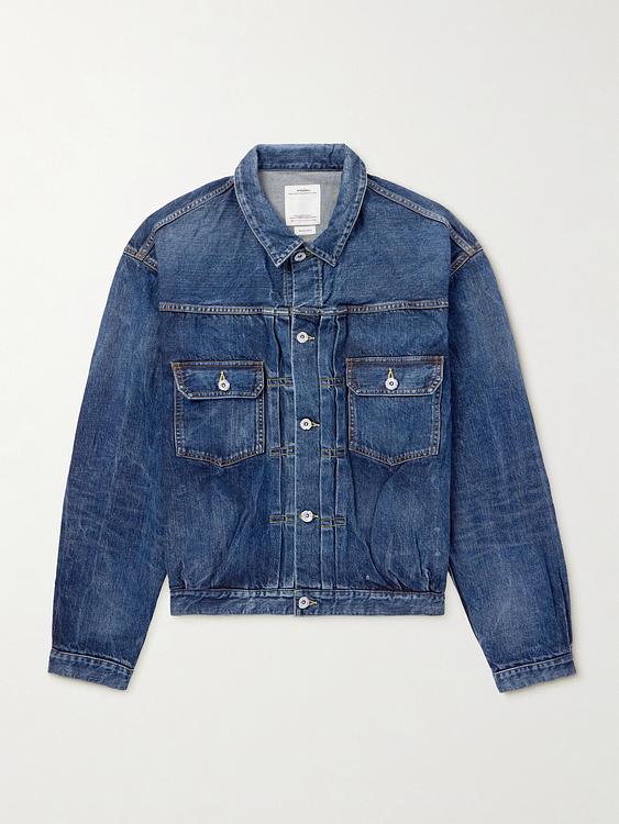Dark blue denim jacket from Visvim