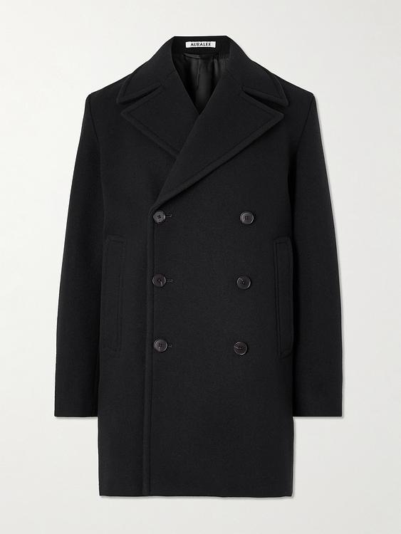 Black coat from Auralee