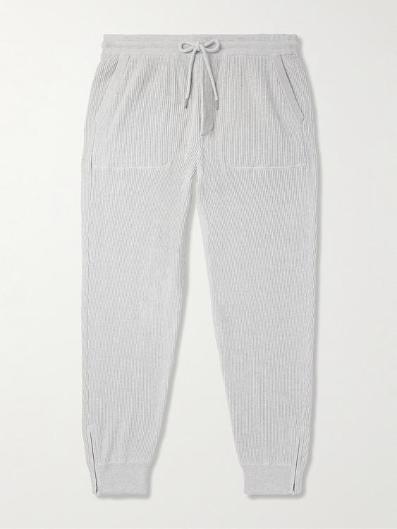 Grey sweatpants from Brunello Cucinelli