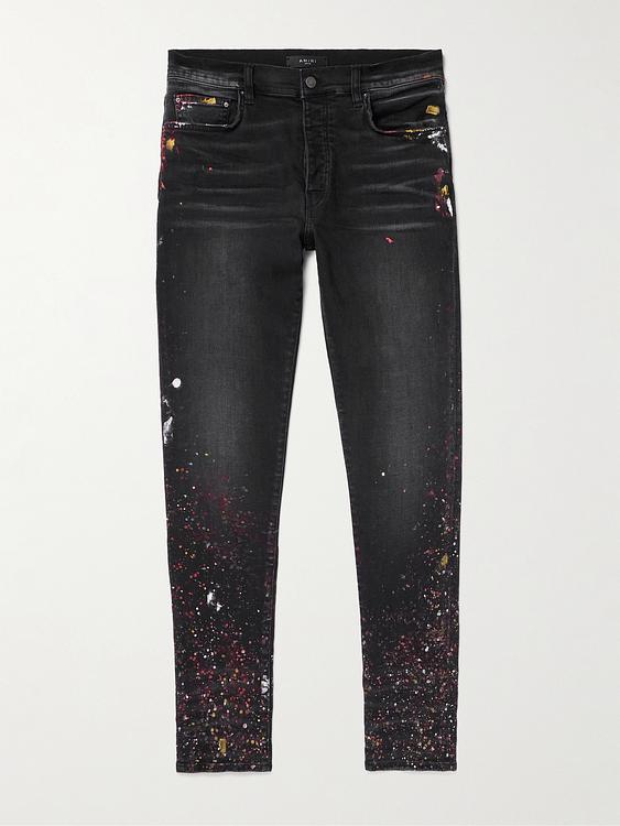 Black jeans from Amiri